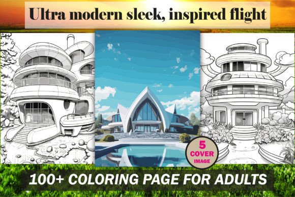 Download Ultra Modern Sleek, Coloring Book - KDP - Kdp Collection