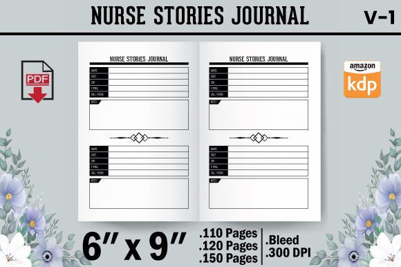 Download Nurse Stories Journal - KDP Interior - Kdp Collection