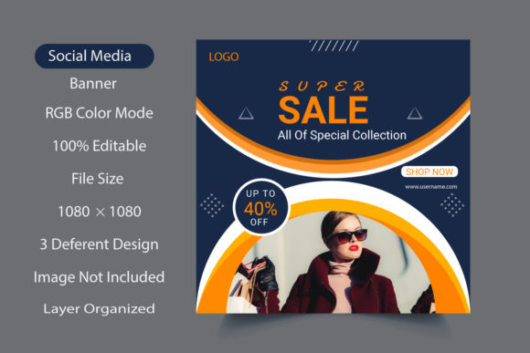 Download Social Media Post Template Design Sale - Media post Collection