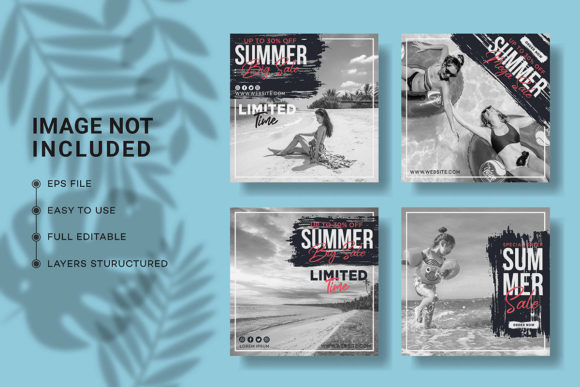 Download Summer Social Media Post Collection - Media post Collection