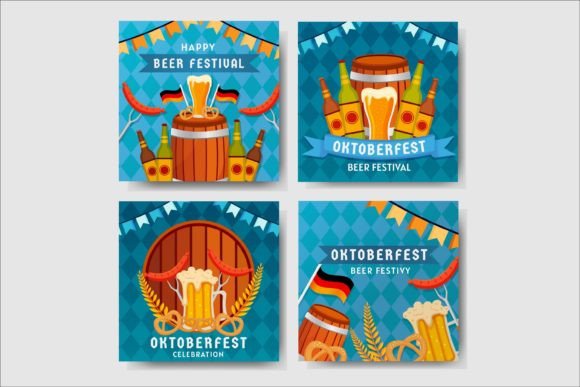 Download Oktoberfest Social Media Post Design - Media post Collection