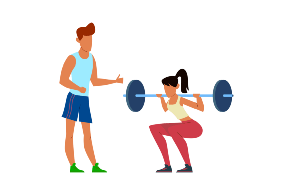 Download Active Sport Woman with Trainer, Girl in - Trainer Collection