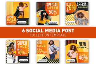 Download Social Media Post Orange Modern Template - Media post Collection