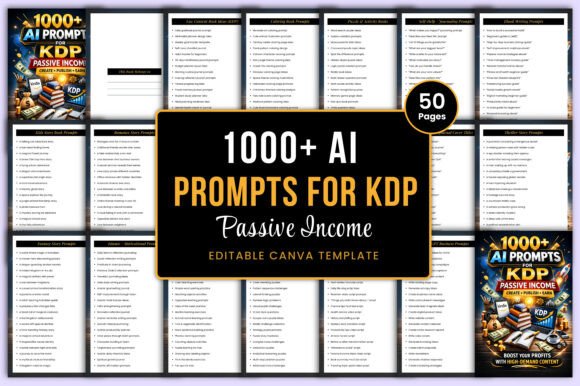 Download 1000+ AI Prompts for KDP Passive Income - Kdp Collection