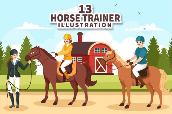 Download 13 Horse Trainer Illustration - Trainer Collection